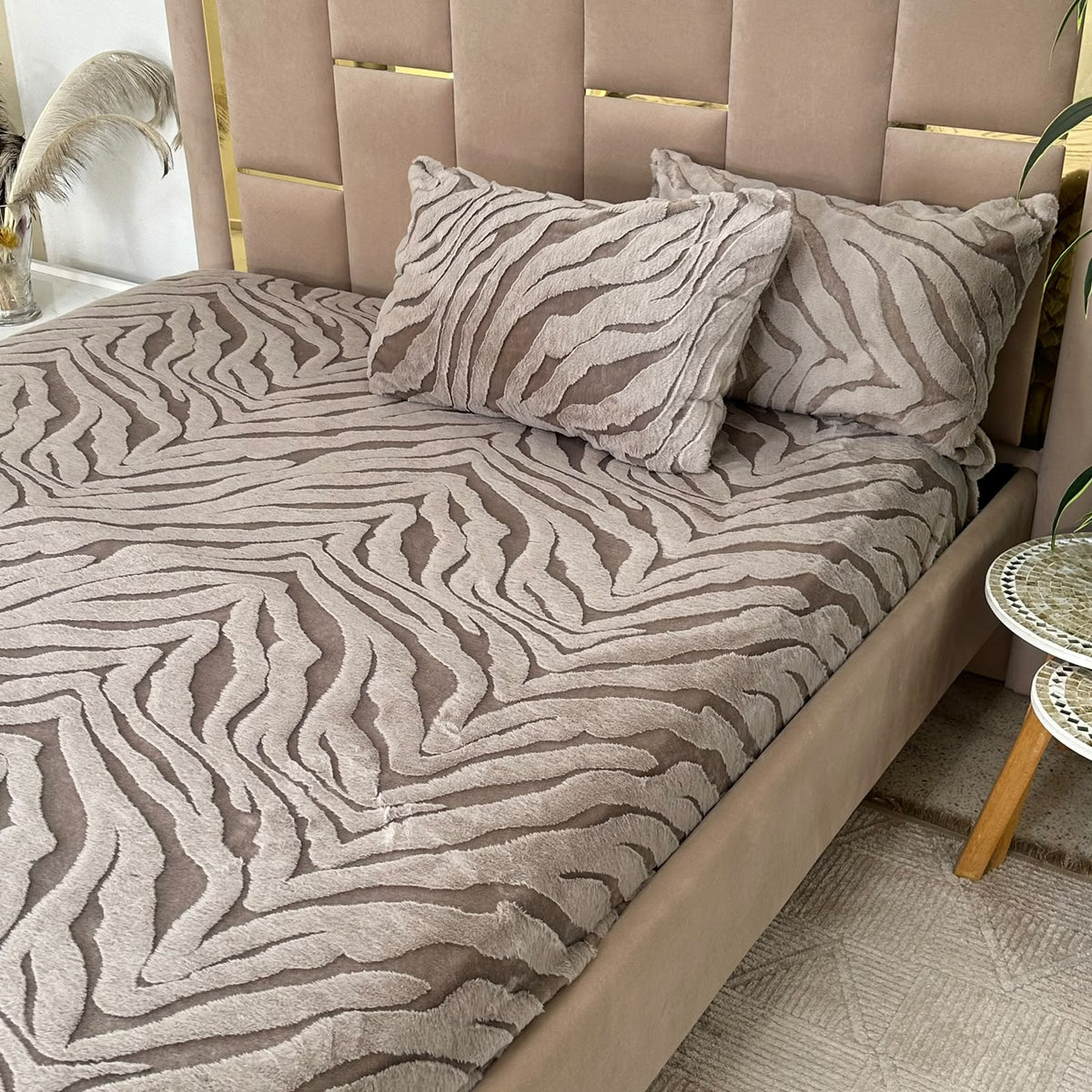Housse De Matelas Forrure de Lapin