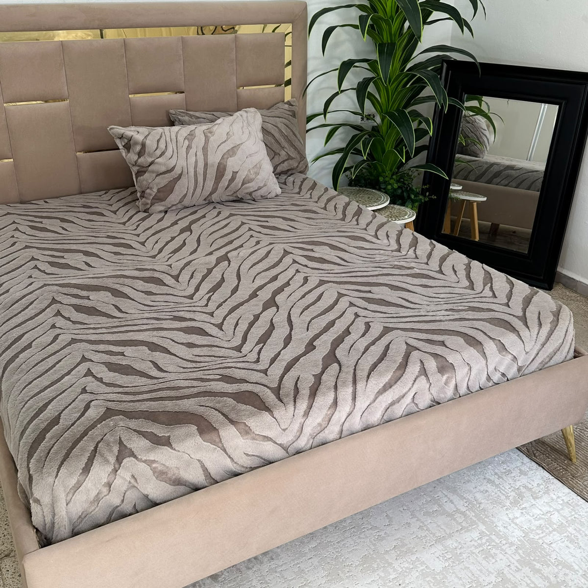 Housse De Matelas Forrure de Lapin
