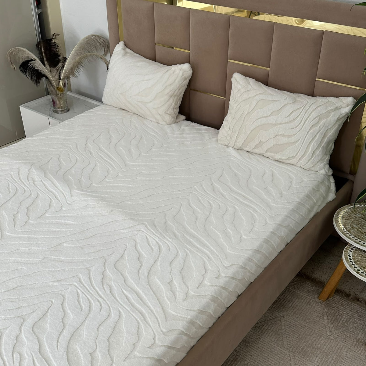 Housse De Matelas Forrure de Lapin