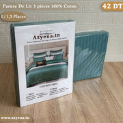 Parure de Lit 3 Pièces Une Place et Demi