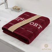 Serviette de Bain Coton 140×70 cm – Polyvalente Sport et Plage
