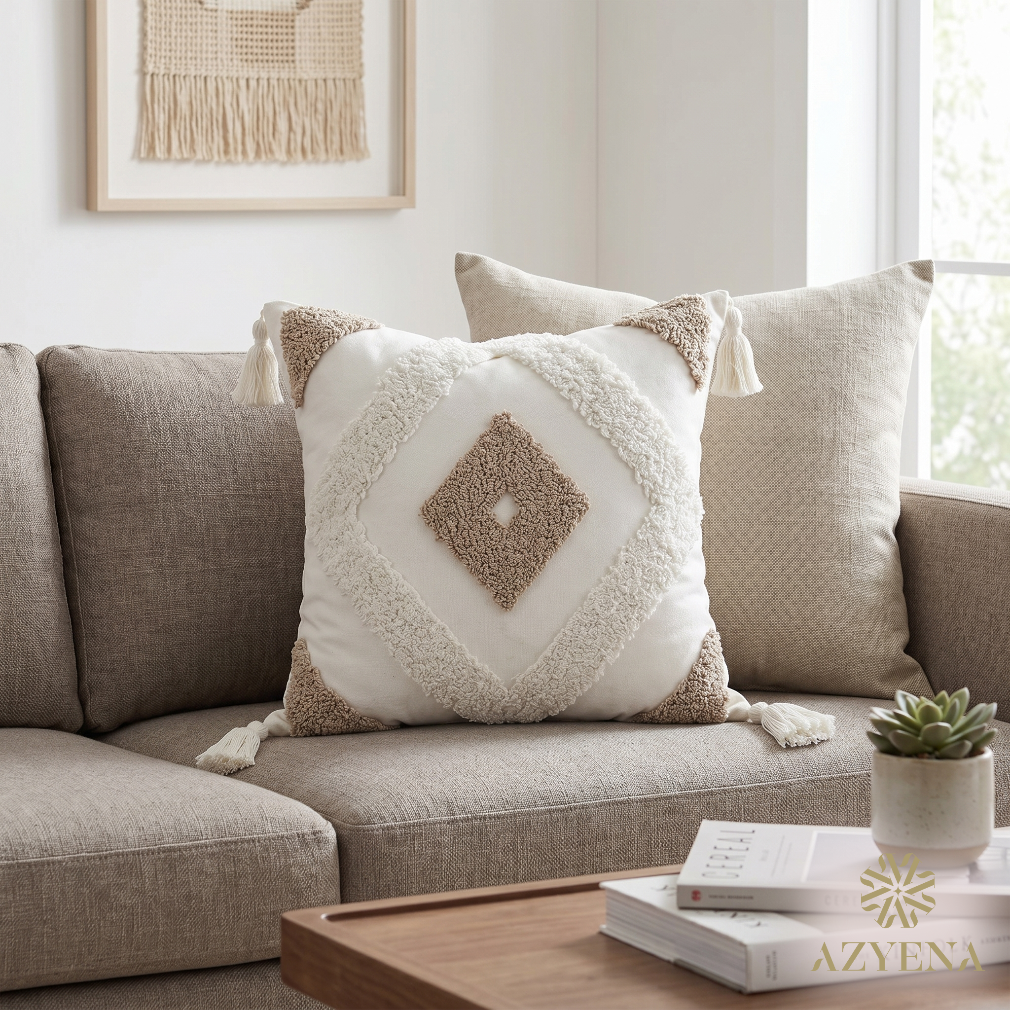 Coussin décoratif carré 45×45 cm