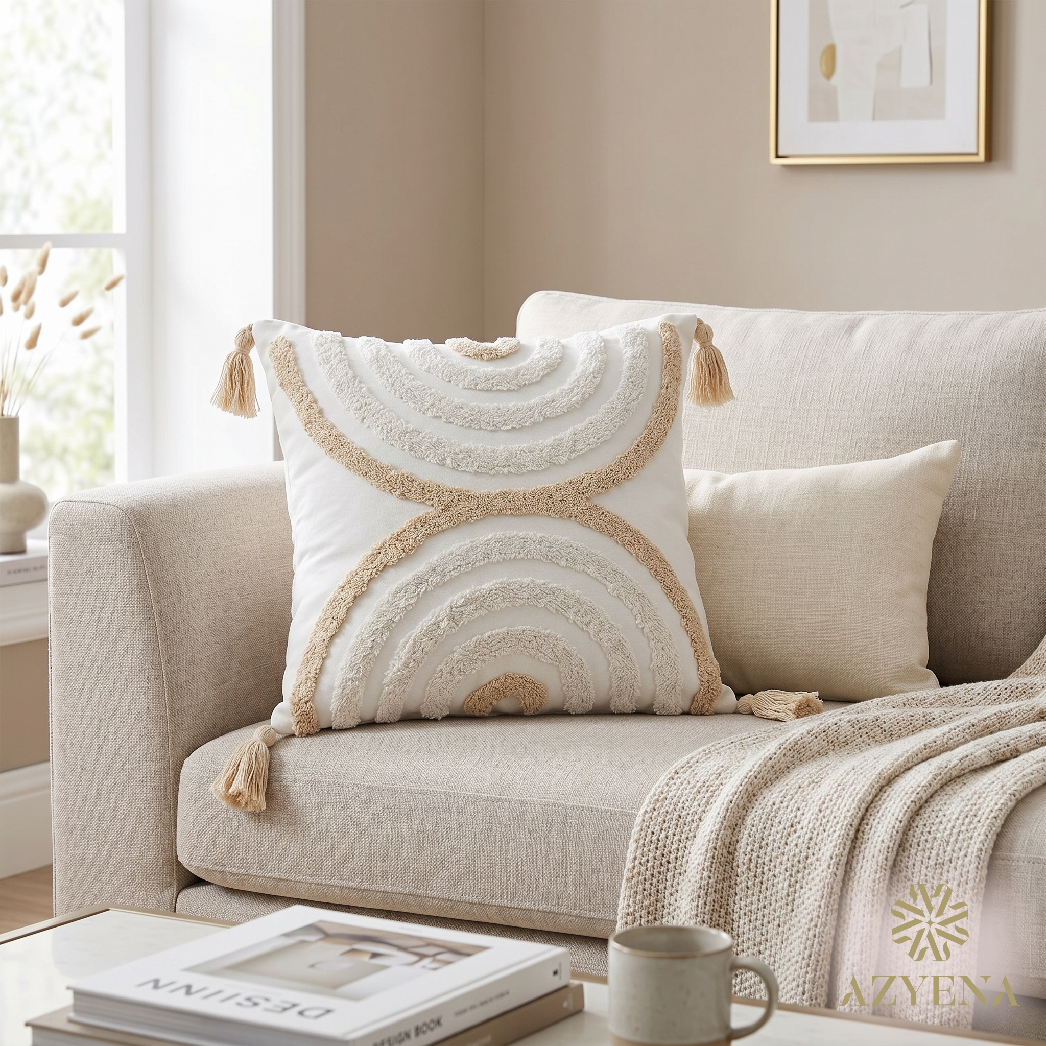 Coussin décoratif carré 45×45 cm