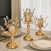 Bougeoir en métal, décoration de Maison
