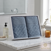 Pack 2 Draps de Bain Coton Absorbant 150×90 cm Ensemble Serviettes Coton Premium