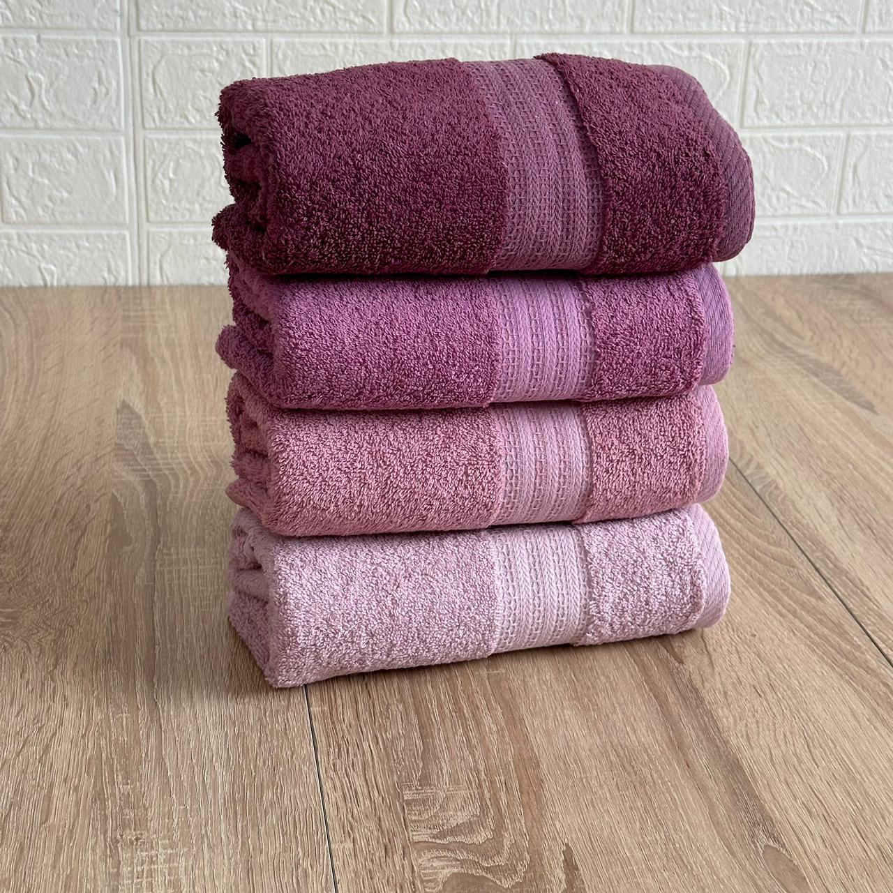 Pack de 4 serviettes de Bain 90*50 cm - Promotion