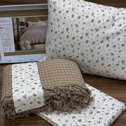 Parure de Lit NILHome Soft Pike - 4 pièces