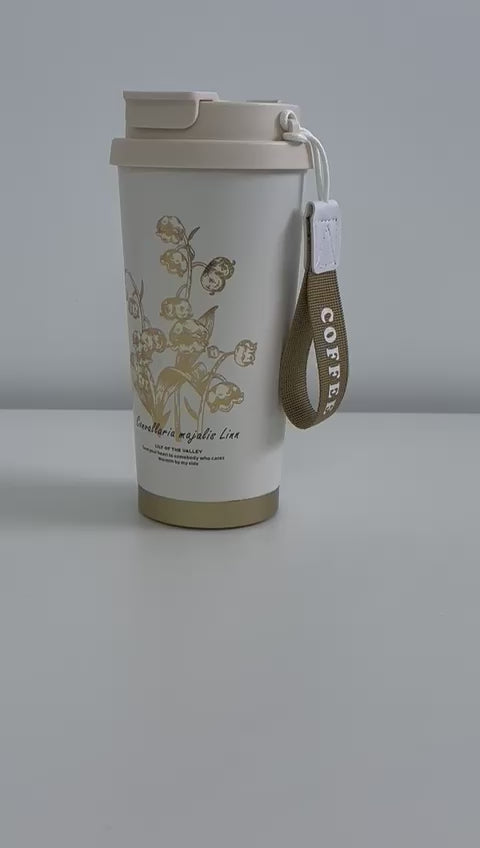Charger la vidéo : Mug Thermos Café - 528 ML