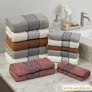 Offre Spéciale 12 Serviettes de Bain Coton 90*50 cm / 50*30 cm