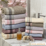 Offre Spéciale 12 Serviettes de Bain Coton 90*50 cm / 50*30 cm