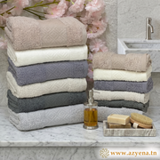 Offre Spéciale 12 Serviettes de Bain Coton 90*50 cm / 50*30 cm