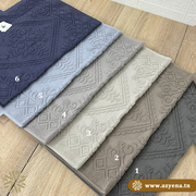 Serviette de pieds en coton pur 100%  , épaisse et Absorbante - 50*70 cm